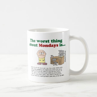 The worst thing about Mondays is... Mug