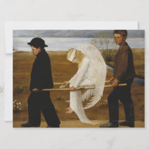 The Wounded Angel (by Hugo Simberg) Card