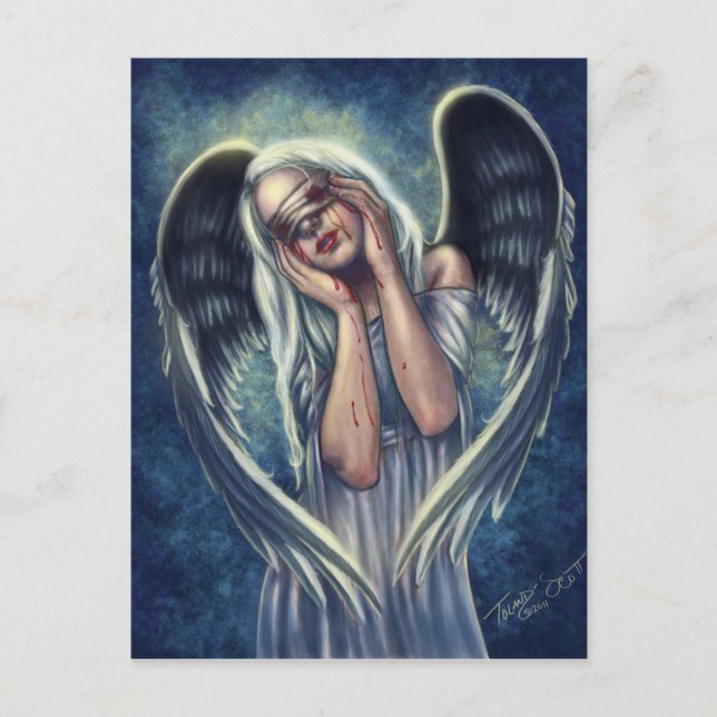 The Wounded Angel Postcard (Front)