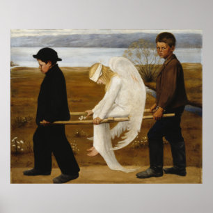 The Wounded Angel, Simberg Poster