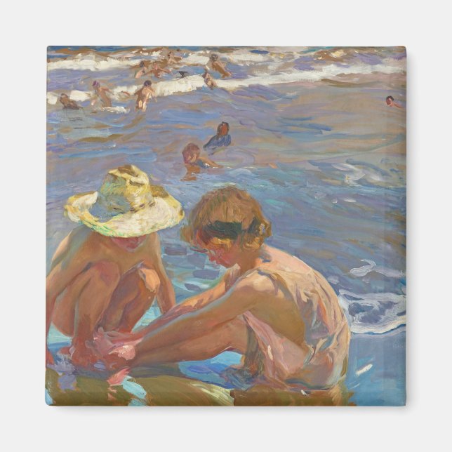 The Wounded Foot, Joachin Sorolla  Magnet (Front)