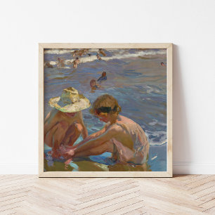 The Wounded Foot   Joaquín Sorolla Poster
