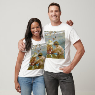 The wounded foot painting by Joaquin Sorolla T-Shirt