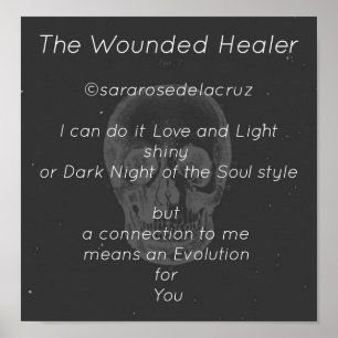 The Wounded Healer / Original Poem / ©SRD Poster