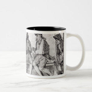 The Wounded Soldiers Sat Along the Wall' Two-Tone Coffee Mug