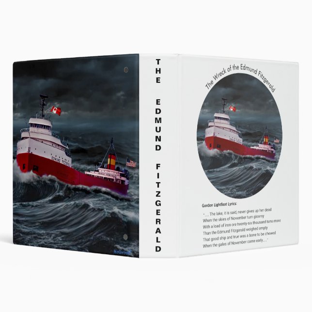  THE WRECK OF THE EDMUND FITZGERALD BINDER (Background)