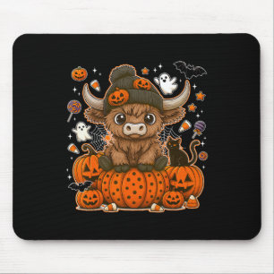 The Wrestling Pumpkin Halloween Costume  Mouse Pad