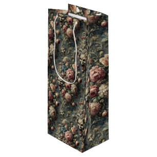 🌿 The Wretching Wreath – Gothic Victorian Wine Gift Bag