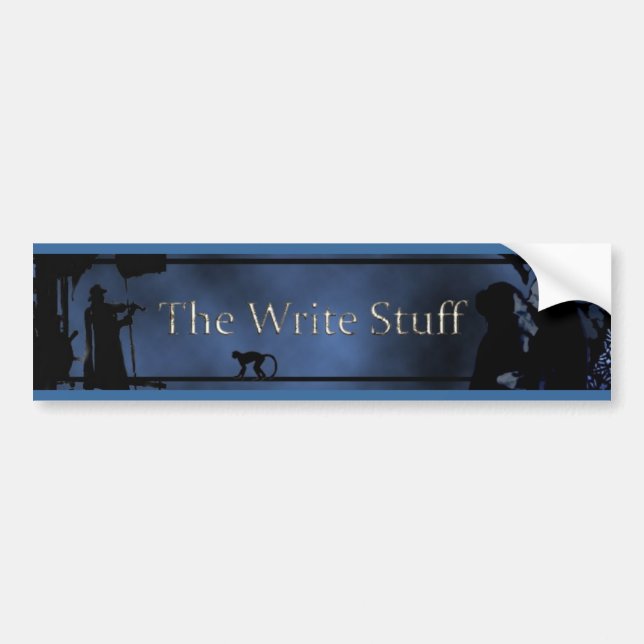 The Write Stuff Bumper Sticker (Front)