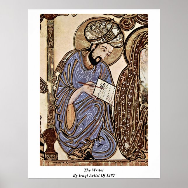 The Writer By Iraqi Artist Of 1287 Poster (Front)