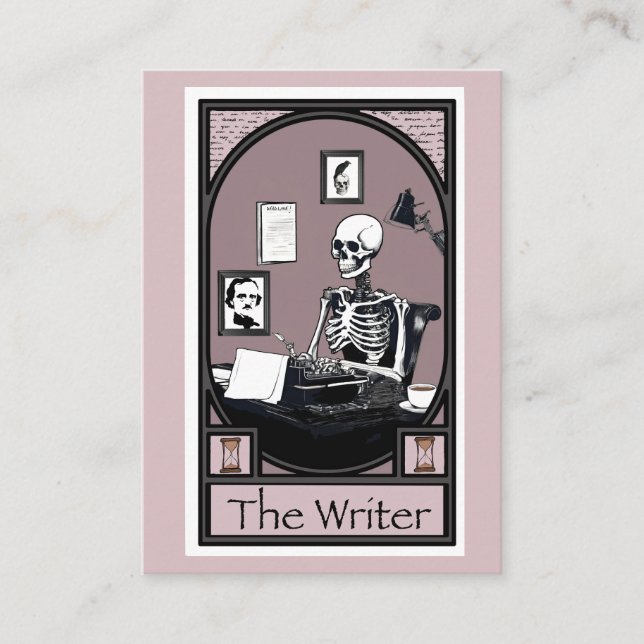 "The Writer" Tarot Card Design  (Front)