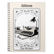 The Writer Tarot Card Personalized Author