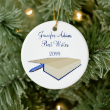 The Writer's Christmas Ornament