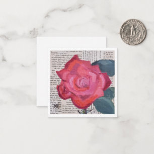 The Written Rose Card