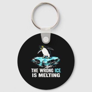 The Wrong Ice Is Melting Melt Ice Keychain