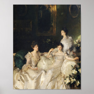 The Wyndham Sisters Lady Elcho, Mrs. Adeane Poster