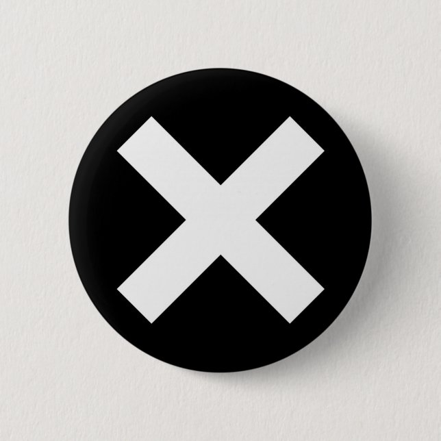 The XX 2 Inch Round Button (Front)