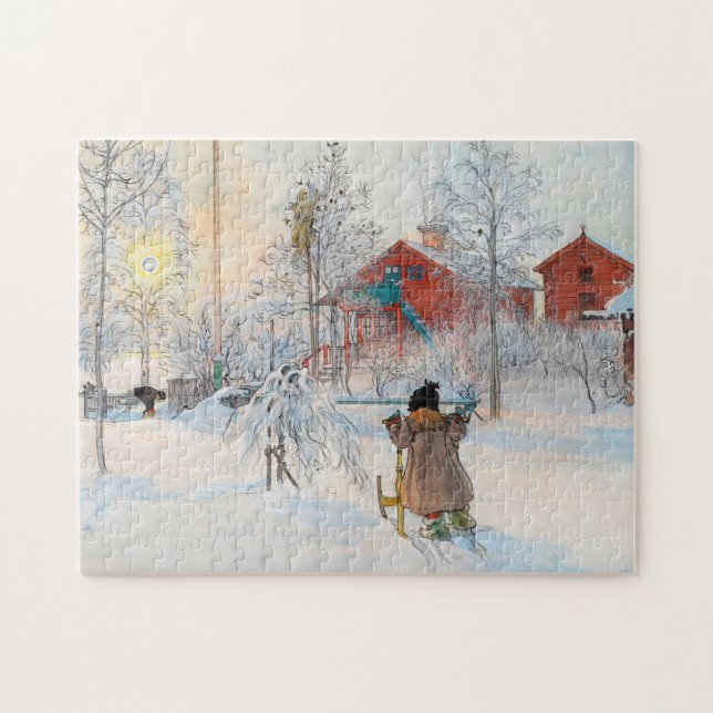 The Yard and Washhouse, 1895 by Carl Larsson Jigsaw Puzzle (Horizontal)