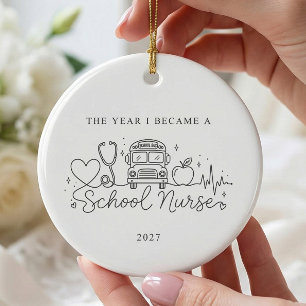 The Year I Became a School Nurse Ornament