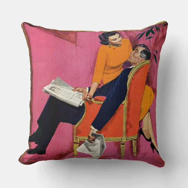 The Year of Discontent Throw Pillow (Front)