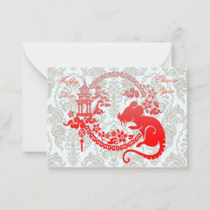 The Year Of Rat Card