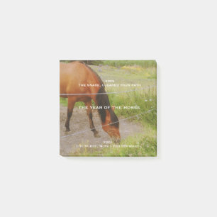 The year of the Horse, 2026 qoute Post-it Notes