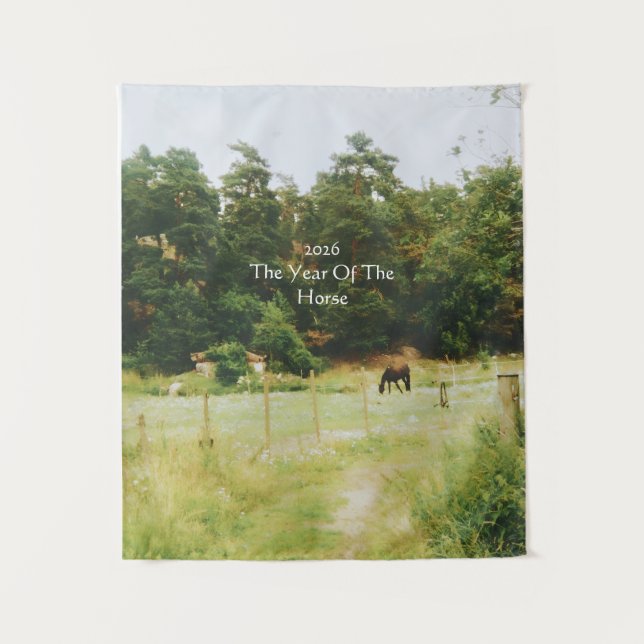 The Year Of The Horse, 2026,  Tapestry (Front)