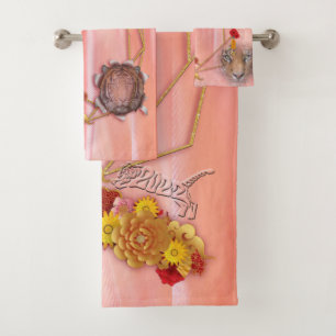 the Year of the Tiger Bath Towel Set
