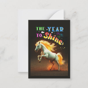 The Year To Shine Card
