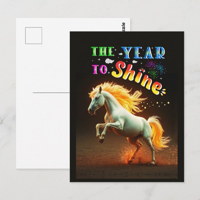 The Year To Shine Postcard (Front/Back)