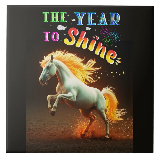 The Year To Shine Tile (Front)