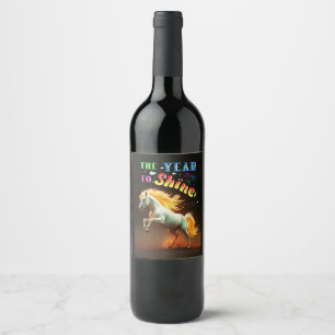 The Year To Shine Wine Label