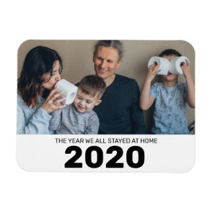 The Year We All Stayed At Home Photo Magnet