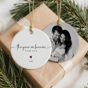 The Year We Became Parents Ornament
