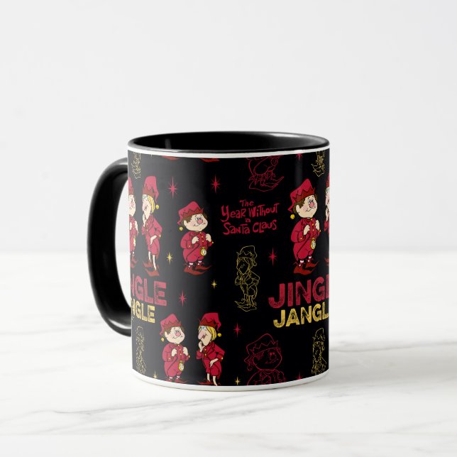 THE YEAR WITHOUT A SANTA CLAUS™ | Elf Pattern Mug (Front Left)