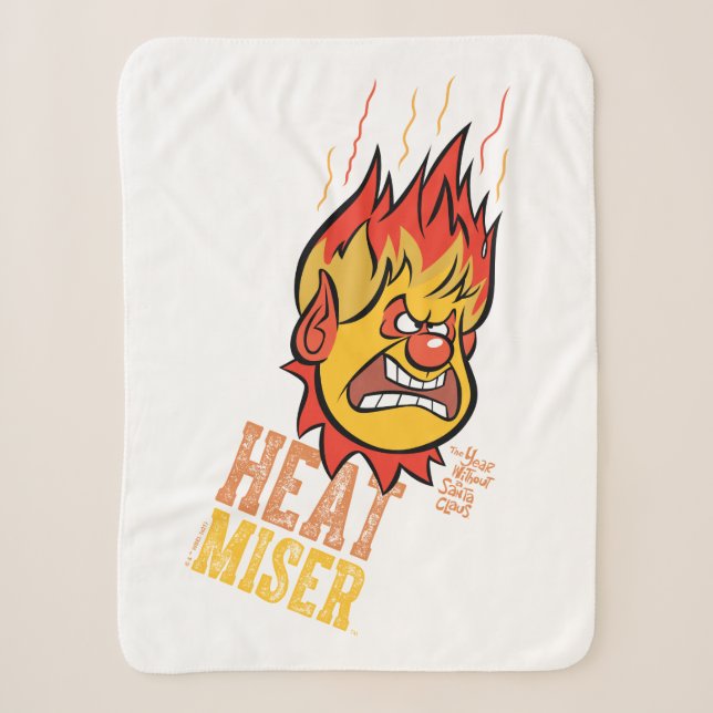 THE YEAR WITHOUT A SANTA CLAUS™ Heat Miser Fuming Sherpa Blanket (Front)