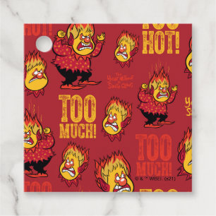 THE YEAR WITHOUT A SANTA CLAUS™ Heat Miser Pattern Favour Tags