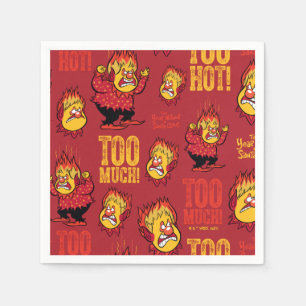 THE YEAR WITHOUT A SANTA CLAUS™ Heat Miser Pattern Napkin
