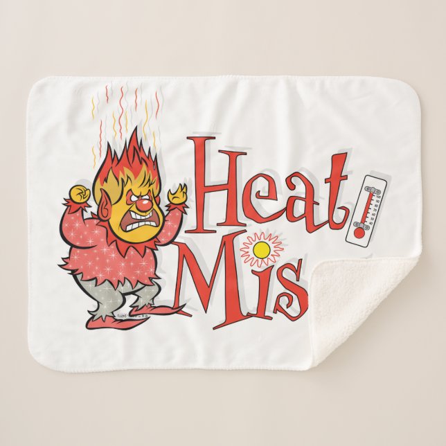 THE YEAR WITHOUT A SANTA CLAUS™ | Heat Miser Sherpa Blanket (Front (Horizontal))