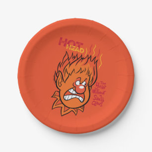 THE YEAR WITHOUT A SANTA CLAUS™ Hot Head Paper Plate