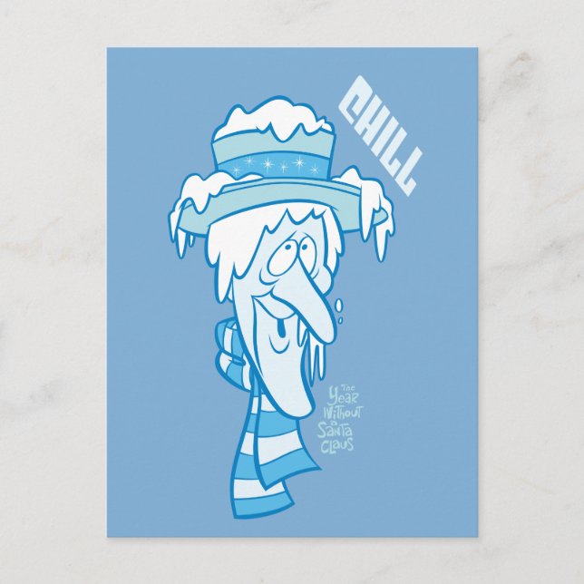 THE YEAR WITHOUT A SANTA CLAUS™ | Snow Miser Chill Postcard (Front)