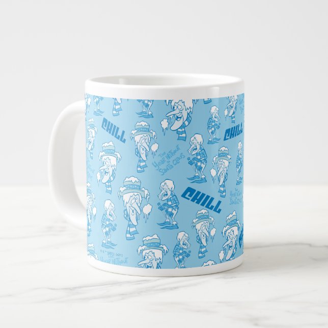 THE YEAR WITHOUT A SANTA CLAUS™ Snow Miser Pattern Large Coffee Mug (Front Left)