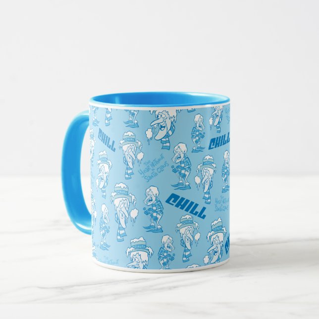THE YEAR WITHOUT A SANTA CLAUS™ Snow Miser Pattern Mug (Front Left)