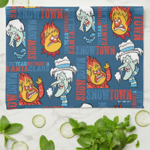 THE YEAR WITHOUT A SANTA CLAUS™ Snowtown Showdow Kitchen Towel