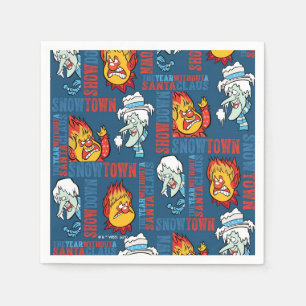 THE YEAR WITHOUT A SANTA CLAUS™ Snowtown Showdow Napkin