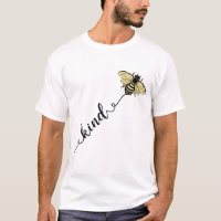 The yellow bee  'bee kind' Graphic design