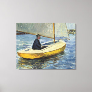 The Yellow Boat, 1891 - Gustave Caillebotte Canvas Print
