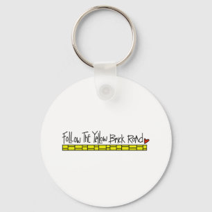 The Yellow Brick Road Keychain