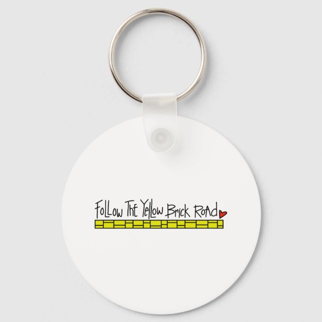 The Yellow Brick Road Keychain (Front)