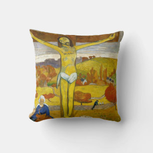 The Yellow Christ, Gauguin Throw Pillow